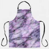 Lila Marmor Schürze (Vorderseite)