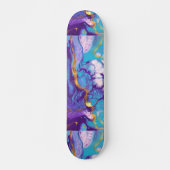 Lila Marmor Skateboard