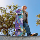 Lila Marmor Skateboard