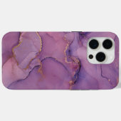 Lila Marmordruck Case-Mate iPhone Hülle (Rückseite (Horizontal))