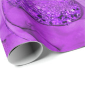 Lila Marmorempfindungen Geschenkpapier (Rolleneckpunkt)