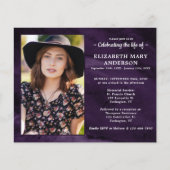 Lila Marmorfest - Einladung zum Leben (Vorderseite)