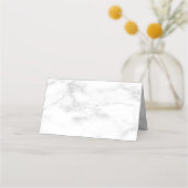 Lila Marmorflor aus geometrischem Plum Platzkarte (Rückseite)