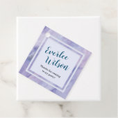 Lila Marmorgrenze Geschenkanhänger (Beispiel)