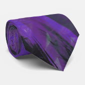 Lila Marmorjazz Krawatte (Gerollt)