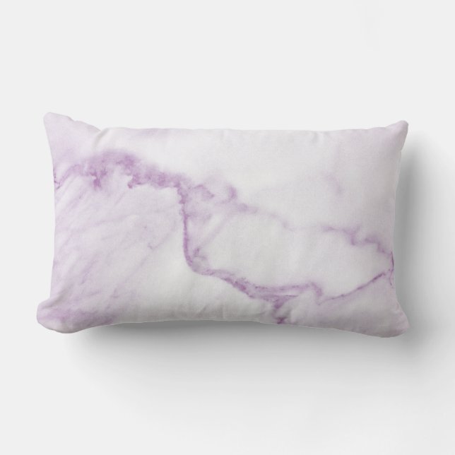 Lila Marmorkissen Lendenkissen (Vorderseite)