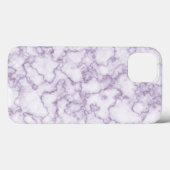 Lila Marmormuster Case-Mate iPhone Hülle (Rückseite (Horizontal))
