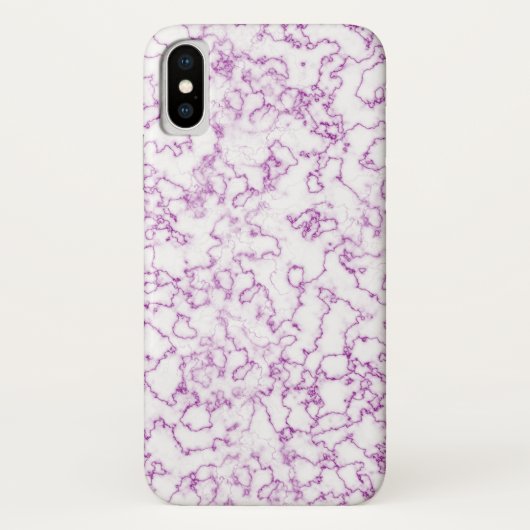 Lila Marmormuster Case-Mate iPhone Hülle (Rückseite)