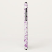 Lila Marmormuster Case-Mate iPhone Hülle (Hinten/Links)