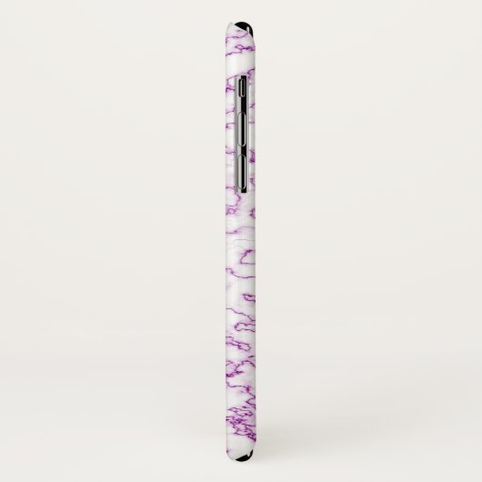 Lila Marmormuster Case-Mate iPhone Hülle (Hinten/Links)