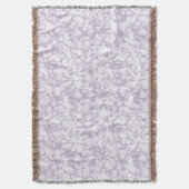 Lila Marmormuster Decke (Vorderseite Vertikal)