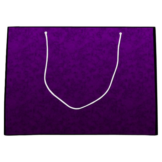 Lila Marmormuster Große Geschenktüte (Vorderseite)