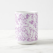 Lila Marmormuster Kaffeetasse (Mittel)