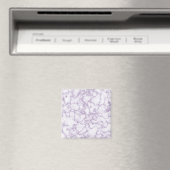Lila Marmormuster Magnet (In Situ (Geschirrspüler))