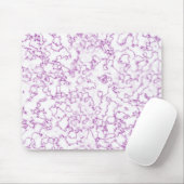 Lila Marmormuster Mousepad (Mit Mouse)