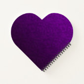 Lila Marmormuster Notizblock (Rückseite)