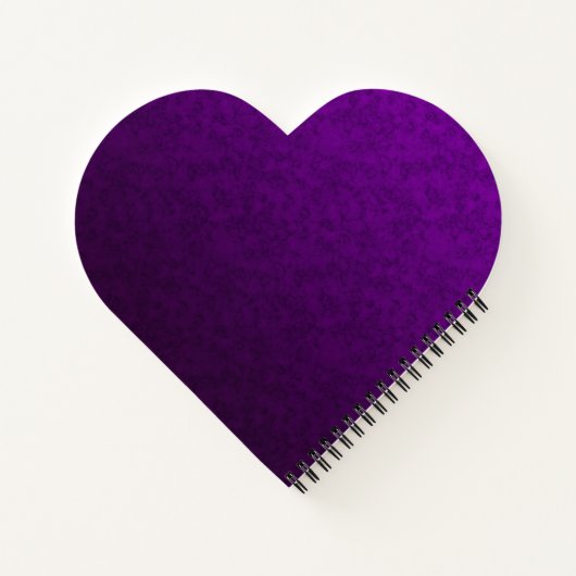 Lila Marmormuster Notizblock (Rückseite)