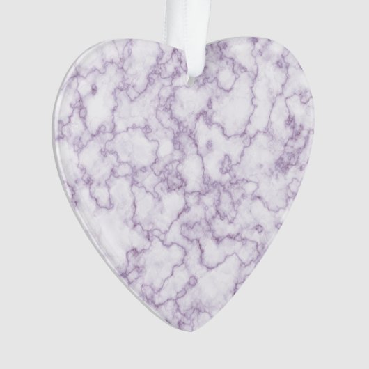 Lila Marmormuster Ornament (Vorderseite)