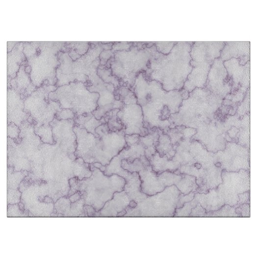 Lila Marmormuster Schneidebrett (Vorderseite)