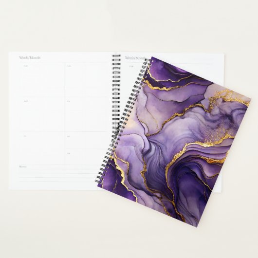 Lila Marmorplaner Planer (Anzeige)