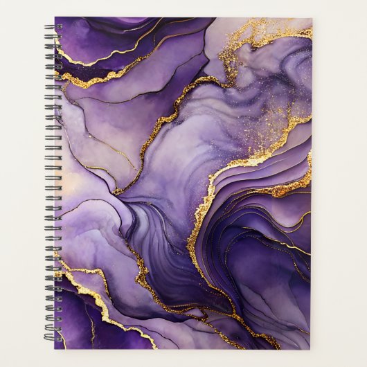 Lila Marmorplaner Planer (Vorderseite)