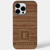 Lila Marmorstreifen in Beige-Tan Case-Mate iPhone Hülle (Rückseite)