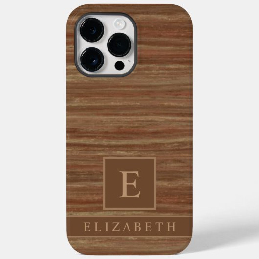 Lila Marmorstreifen in Beige-Tan Case-Mate iPhone Hülle (Rückseite)