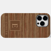 Lila Marmorstreifen in Beige-Tan Case-Mate iPhone Hülle (Rückseite (Horizontal))