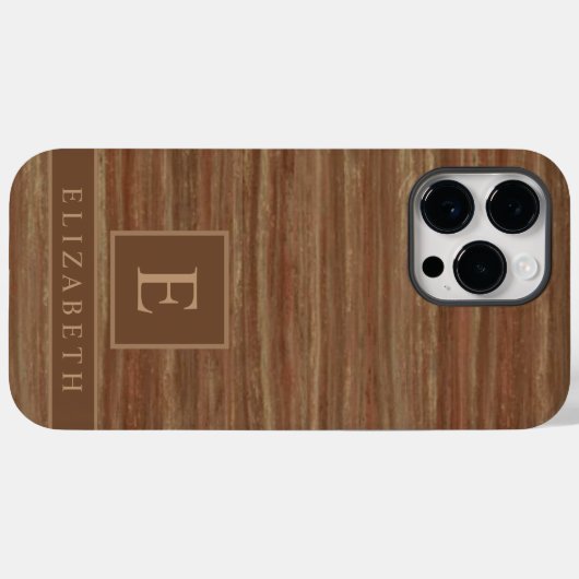 Lila Marmorstreifen in Beige-Tan Case-Mate iPhone Hülle (Rückseite (Horizontal))