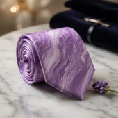 Lila Marmorwelle Krawatte