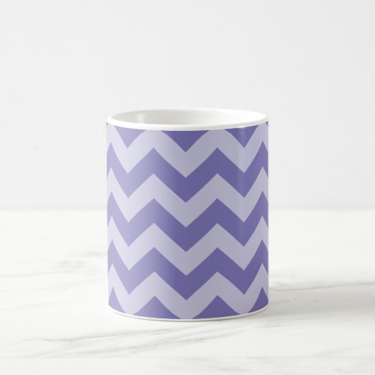 Lila marokkanische Moods Chevrons Kaffee Tasse (Mittel)
