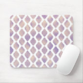 Lila marokkanisches Chic Hübsch Glam Muster Mousepad (Mit Mouse)