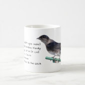 Lila Martin-Frau Kaffeetasse (Mittel)