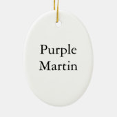 Lila Martin, John Audobon Keramik Ornament (Hinten)