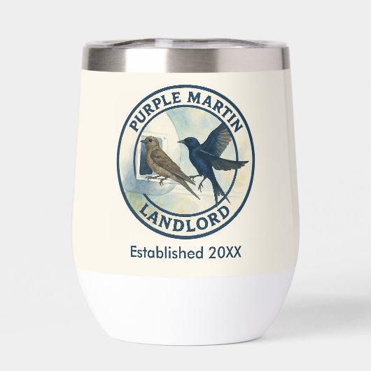 Lila Martin Landlord Nature Swallow Bird Gourds (Rückseite)