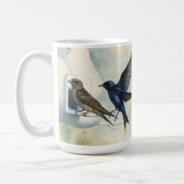Lila Martin Landlord Nature Swallow Bird Gourds Kaffeetasse
