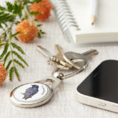 Lila Martin Schlüsselanhänger (Seite)