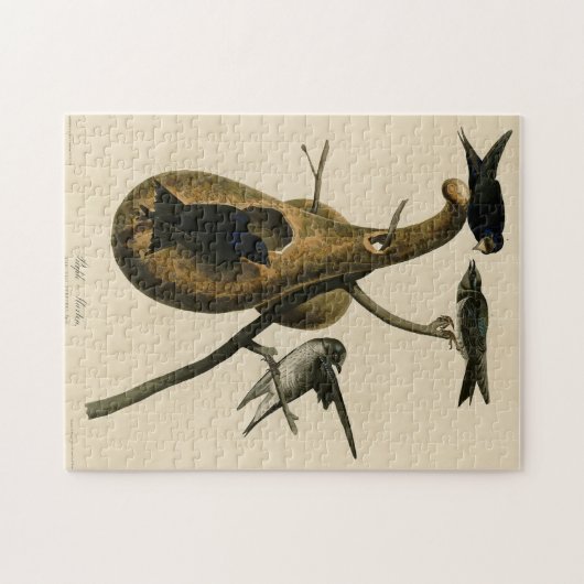 Lila Martin von Audubons Vögeln von Amerika Puzzle (Horizontal)