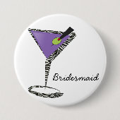 lila Martini Button (Vorderseite)