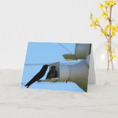 Lila Martins Karte (Gelbe Blume)