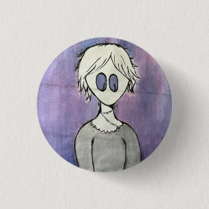 Lila Mask Fella Button