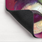 Lila Maskerade-Maske Mousepad (Ecke)
