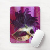 Lila Maskerade-Maske Mousepad (Mit Mouse)