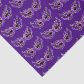 Lila Maskerade-Masken Seidenpapier (Ausschnitt)