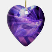 Lila Masquerade-Liebe Keramikornament (Rechts)