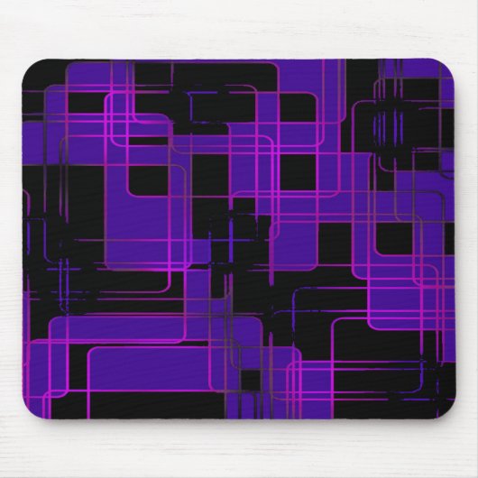 Lila Matrix-Mouse-Pad Mousepad (Vorne)