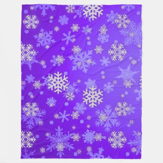 Lila Mattierte Eleganz Fleecedecke (Vorderseite)