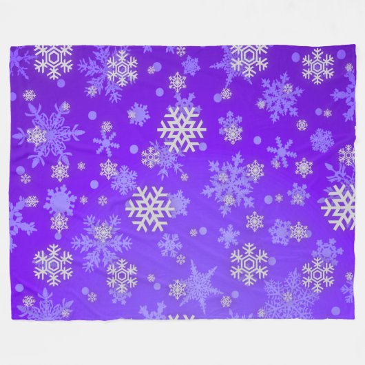 Lila Mattierte Eleganz Fleecedecke (Vorderseite (Horizontal))