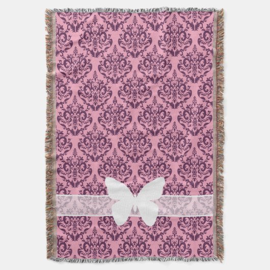 Lila Mattierte Orchideenmatte Decke (Vorderseite Vertikal)