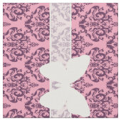 Lila Mattierte Orchideenmatte Stoff (Nahaufnahme)